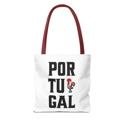 Elegant Tote Bag with Portugal Design and Galo de Barcelos - Retro, Minimalist and Contemporary