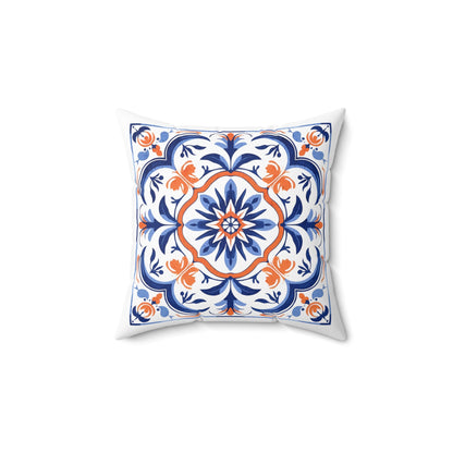 Traditional Portuguese Tile Inspired Pillow - Bring Portugal Home