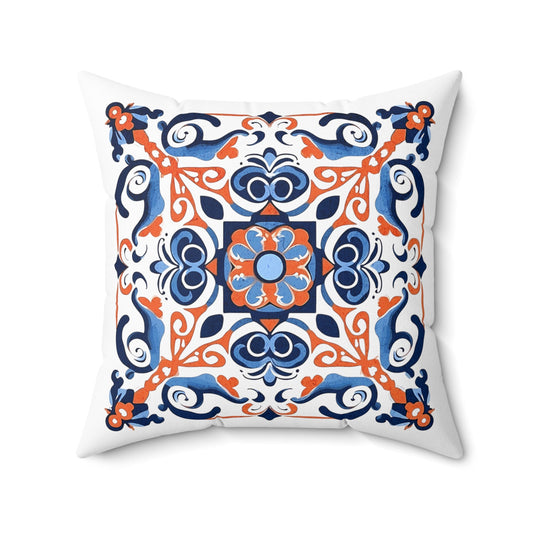 Traditional Portuguese Tile Inspired Pillow - Bring Portugal Home