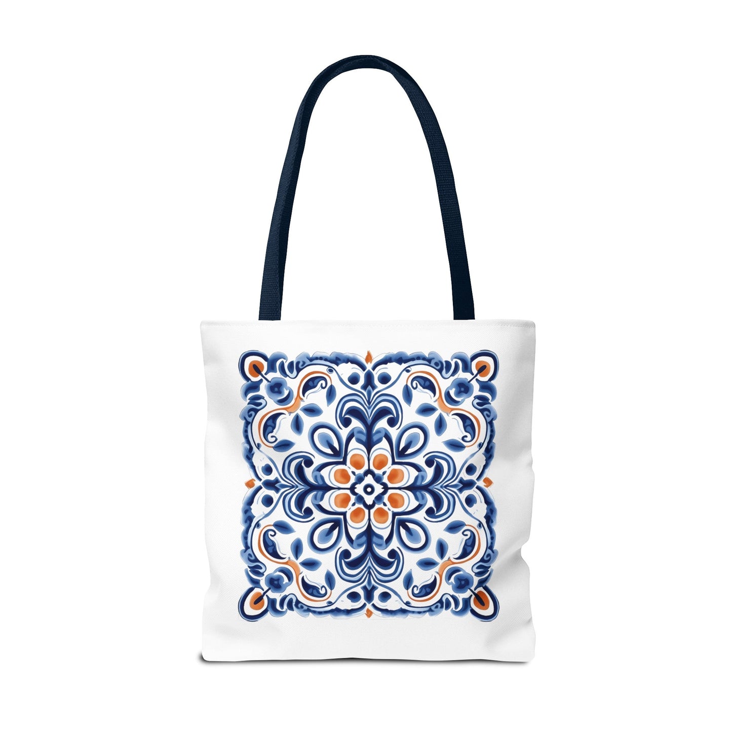 Tote Bag - Elegant Portuguese Traditional Tile Design, Boho Chic, Artistic Accessory, Portugal Contemporary. Portugal, Portuguese Tiles