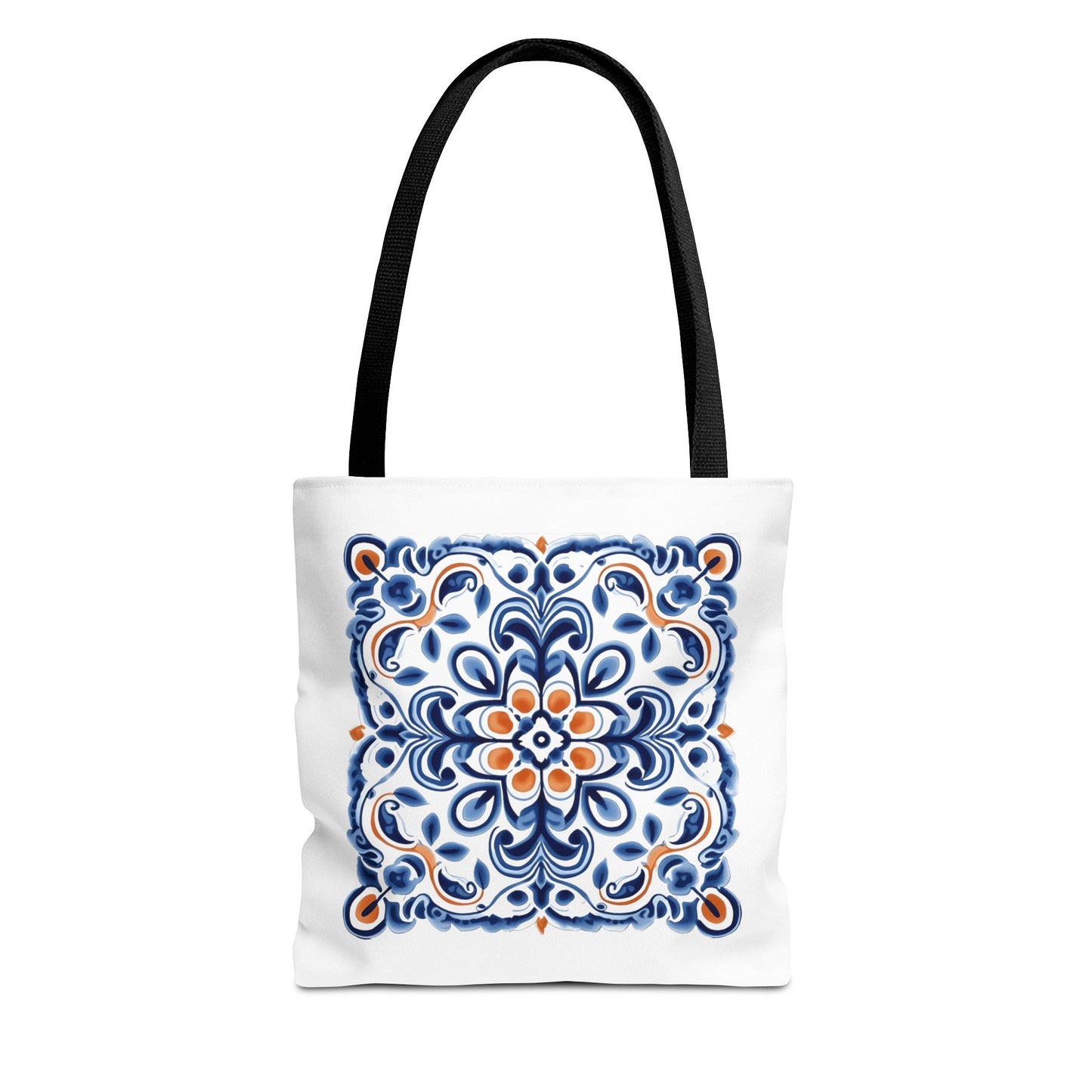 Tote Bag - Elegant Portuguese Traditional Tile Design, Boho Chic, Artistic Accessory, Portugal Contemporary. Portugal, Portuguese Tiles