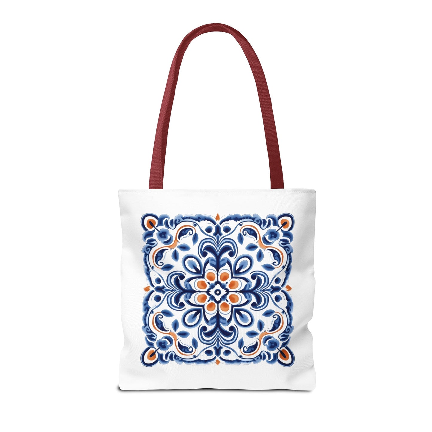 Tote Bag - Elegant Portuguese Traditional Tile Design, Boho Chic, Artistic Accessory, Portugal Contemporary. Portugal, Portuguese Tiles