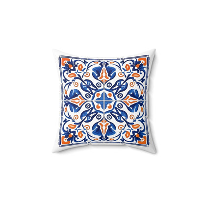 Traditional Portuguese Tile Inspired Pillow - Bring Portugal Home