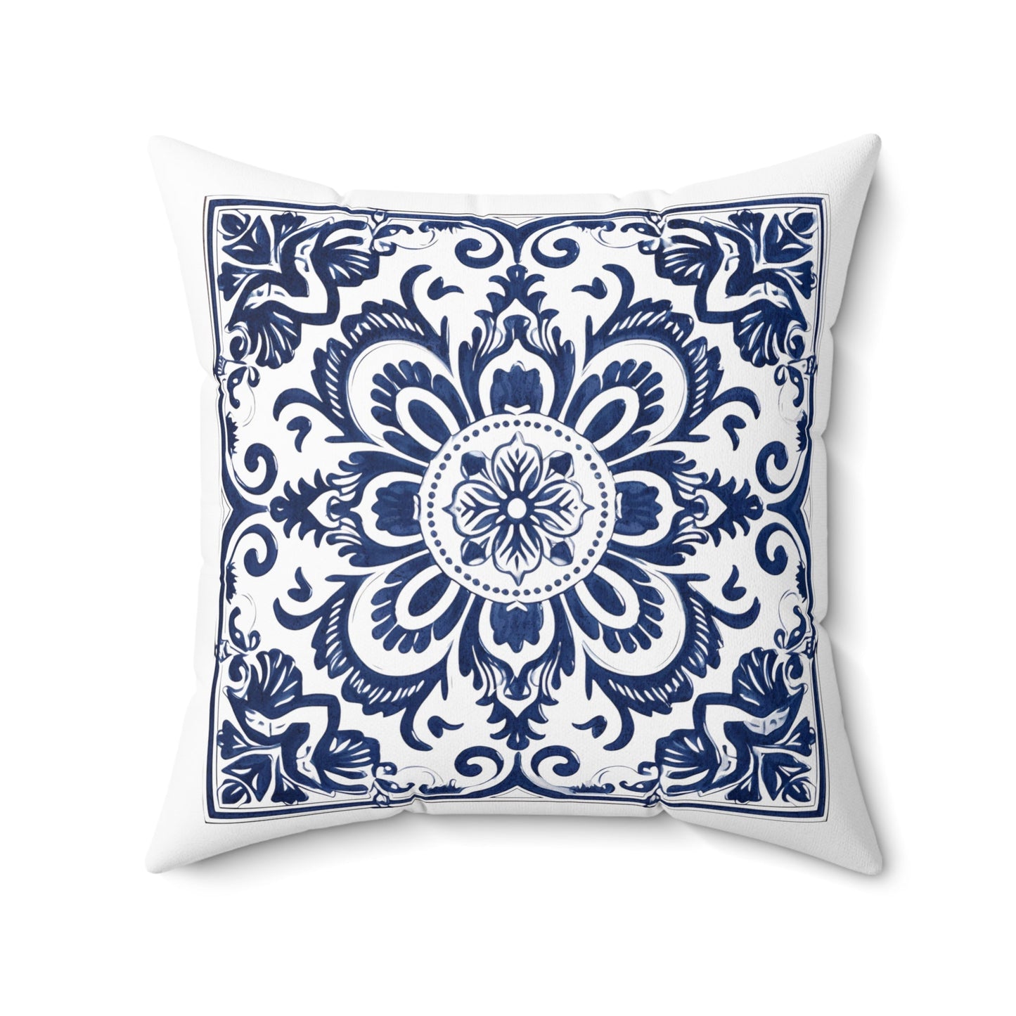 Traditional Portuguese Tile Inspired Pillow - Bring Portugal Home