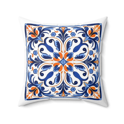 Traditional Portuguese Tile Inspired Pillow - Bring Portugal Home