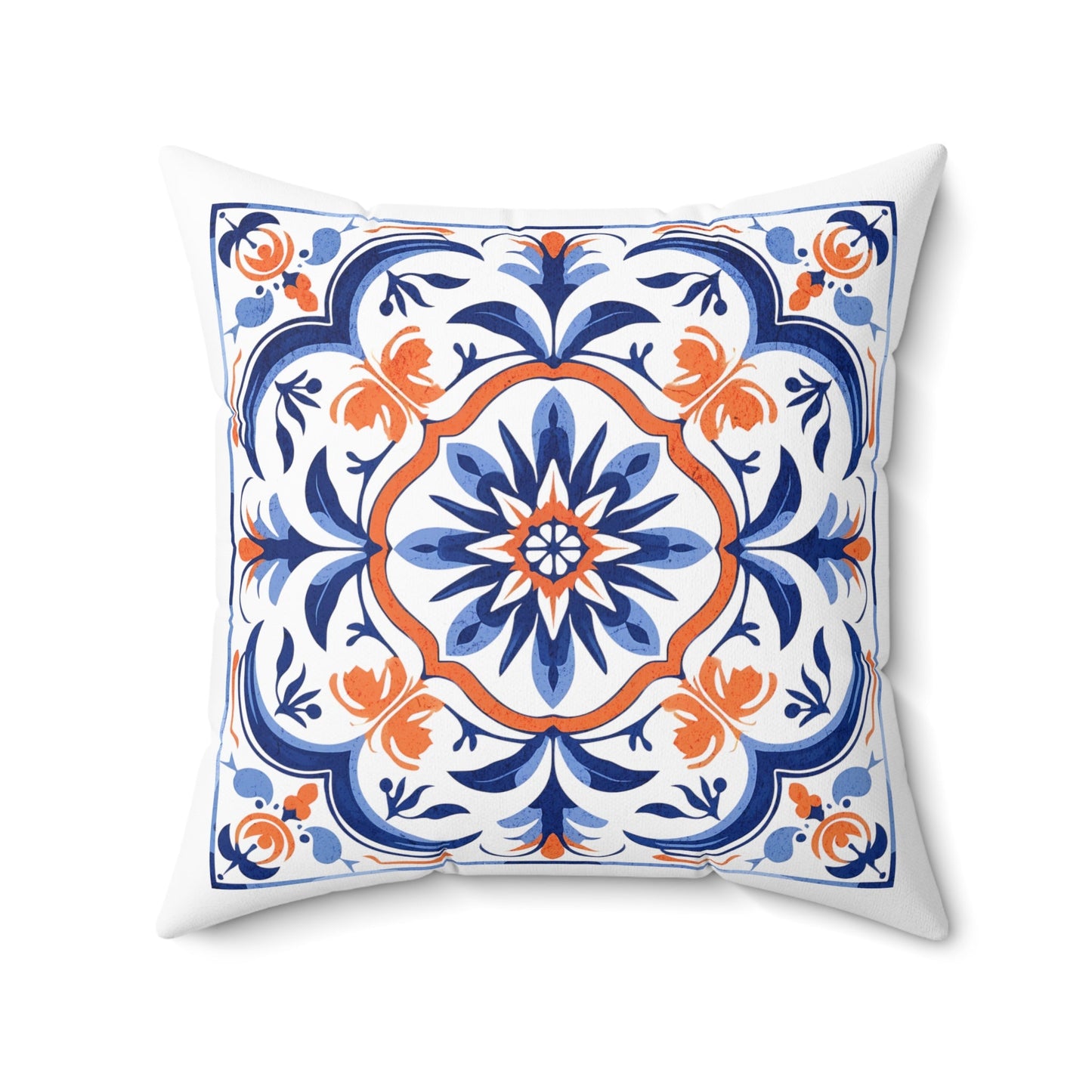 Traditional Portuguese Tile Inspired Pillow - Bring Portugal Home