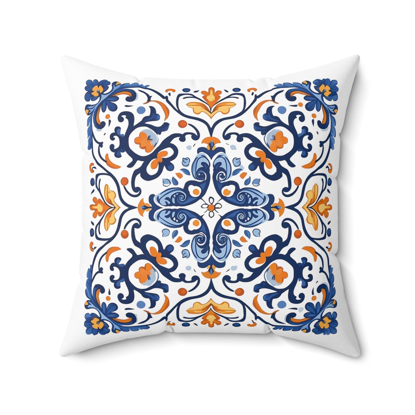 Traditional Portuguese Tile Inspired Pillow - Bring Portugal Home