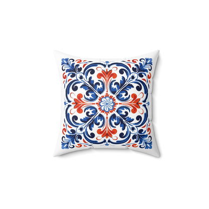 Traditional Portuguese Tile Inspired Pillow - Bring Portugal Home