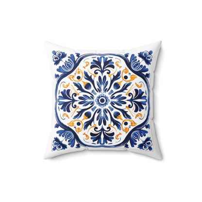 Timeless Traditional Portuguese Tile Design Pillow - Bring the Essence of Portugal Home