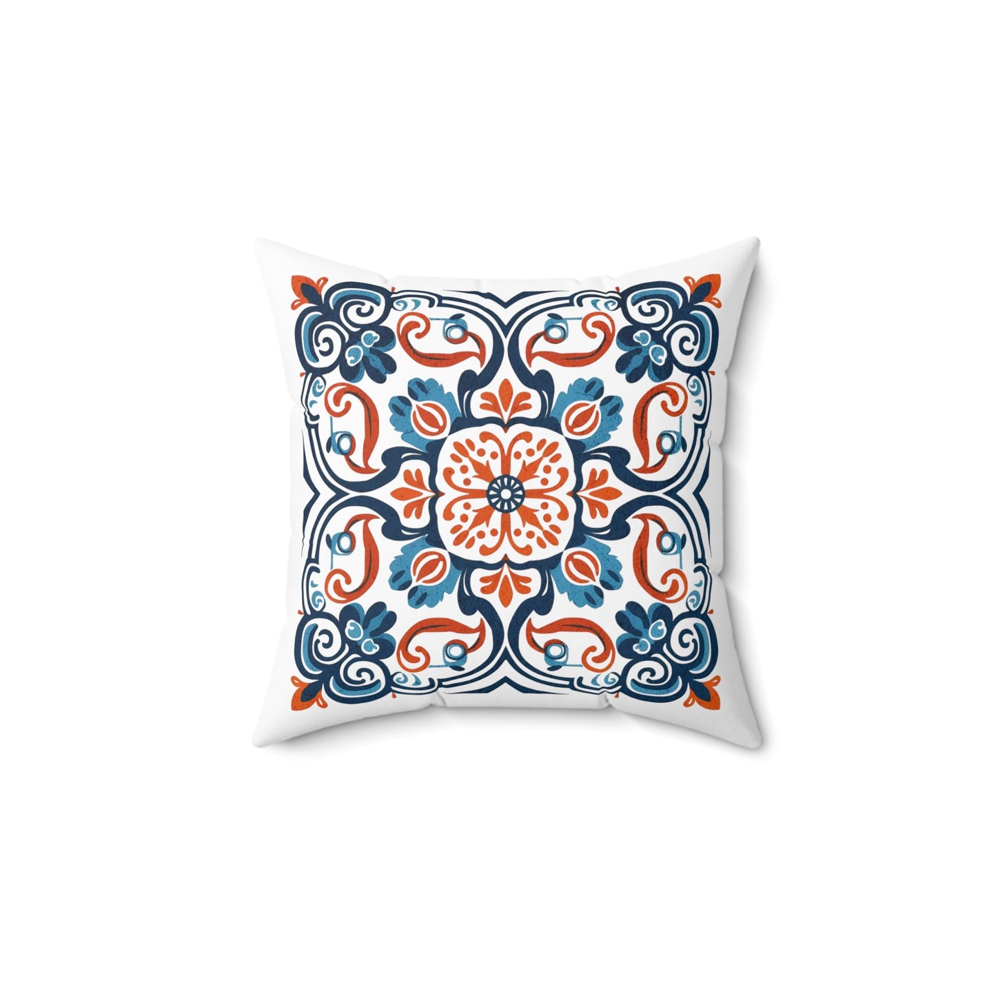 Portuguese Heritage Tile Pillow - Infuse Your Space with Timeless Elegance