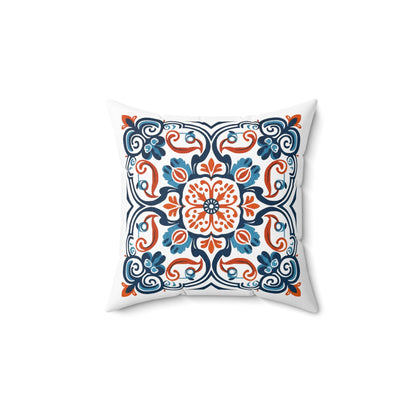 Portuguese Heritage Tile Pillow - Infuse Your Space with Timeless Elegance