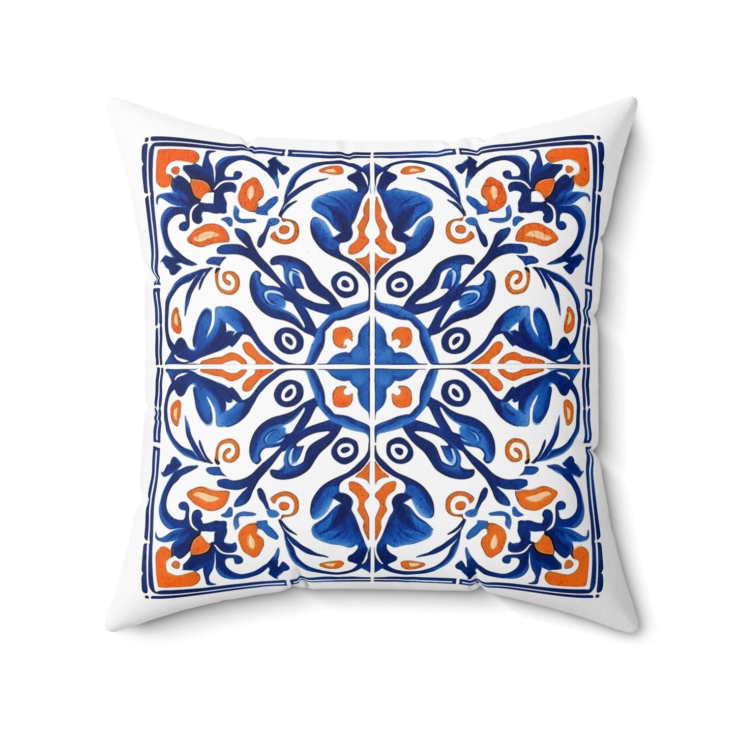 Traditional Portuguese Tile Inspired Pillow - Bring Portugal Home