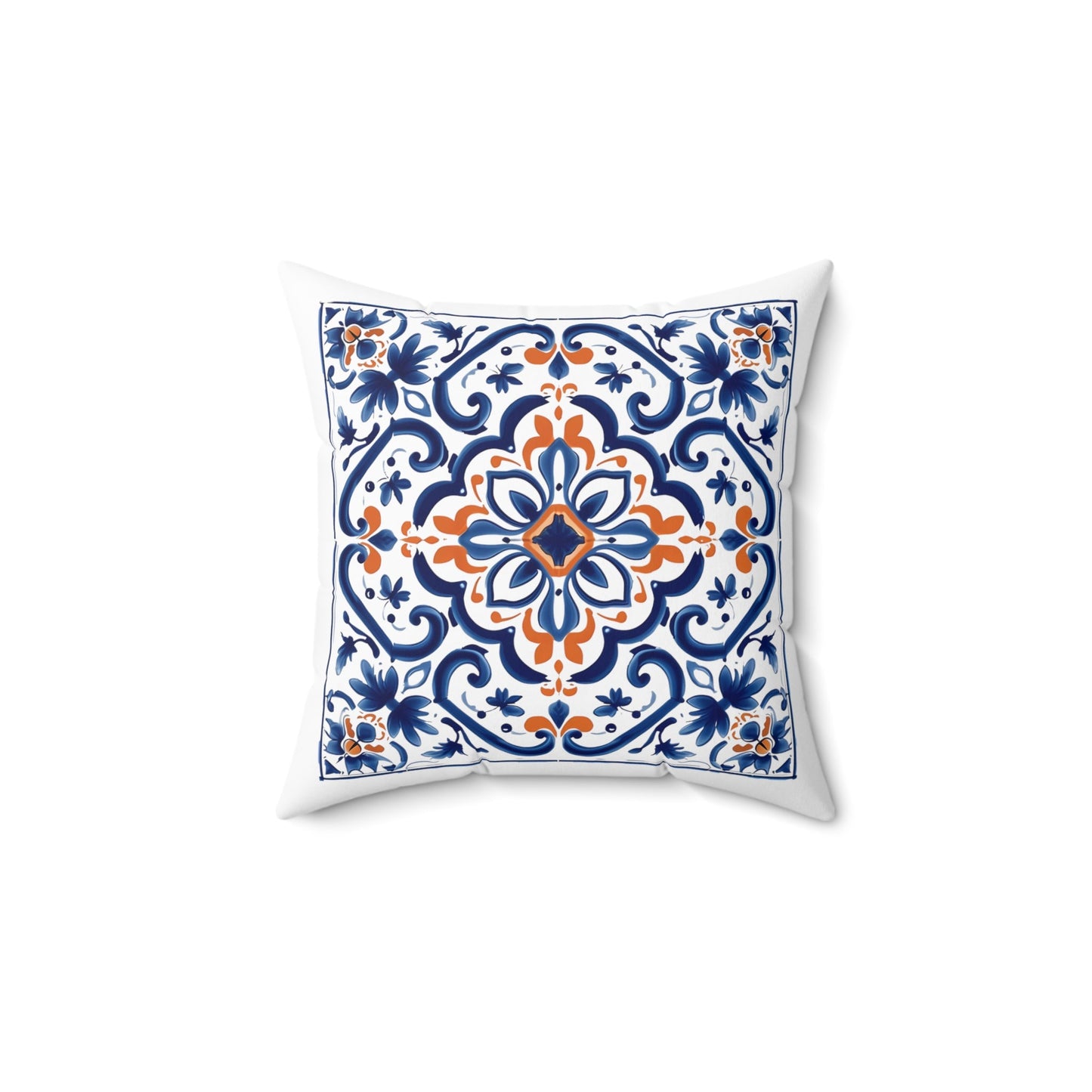 Elegant Portuguese Tile Design Pillow - Bring the Beauty of Portugal Home