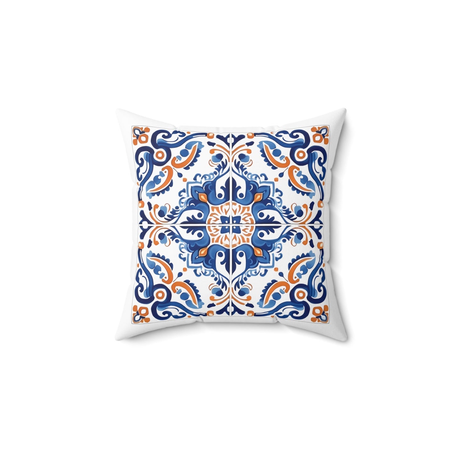 Elegant Portuguese Tile Design Pillow - Bring the Beauty of Portugal Home