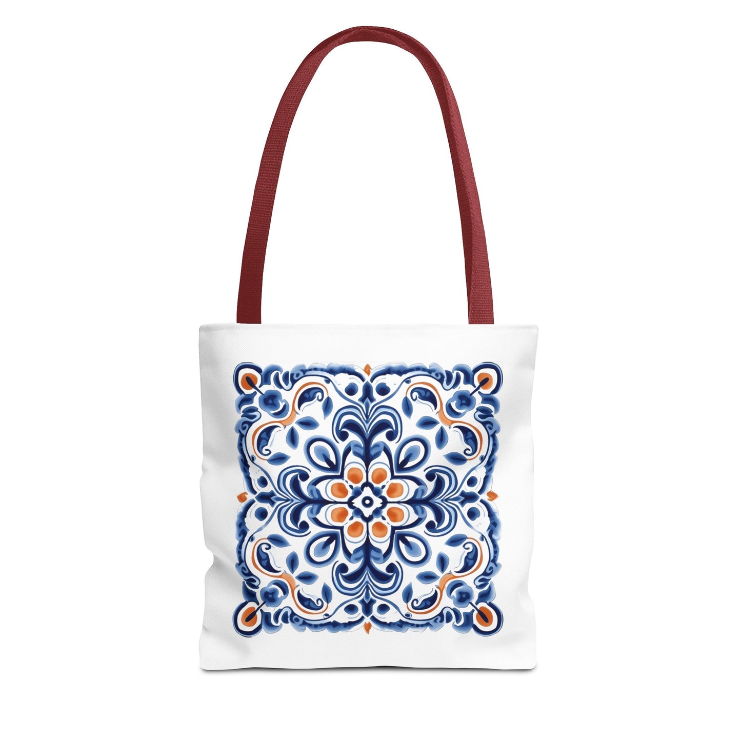 Tote Bag - Elegant Portuguese Traditional Tile Design, Boho Chic, Artistic Accessory, Portugal Contemporary. Portugal, Portuguese Tiles