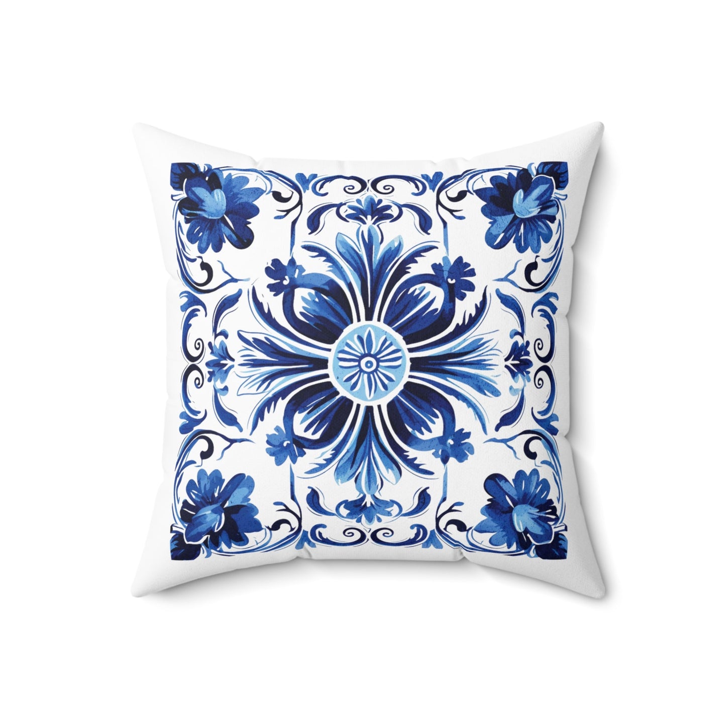 Authentic Traditional Portuguese Tile Pattern Pillow - Bring Portugal’s Artistry Home