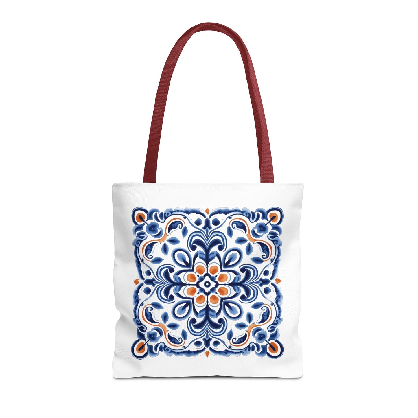 Tote Bag - Elegant Portuguese Traditional Tile Design, Boho Chic, Artistic Accessory, Portugal Contemporary. Portugal, Portuguese Tiles