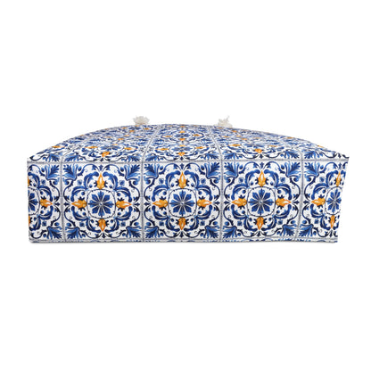 Stylish Weekender Bag with Portuguese Tiles Design - Retro, Heritage & Contemporary Fusion