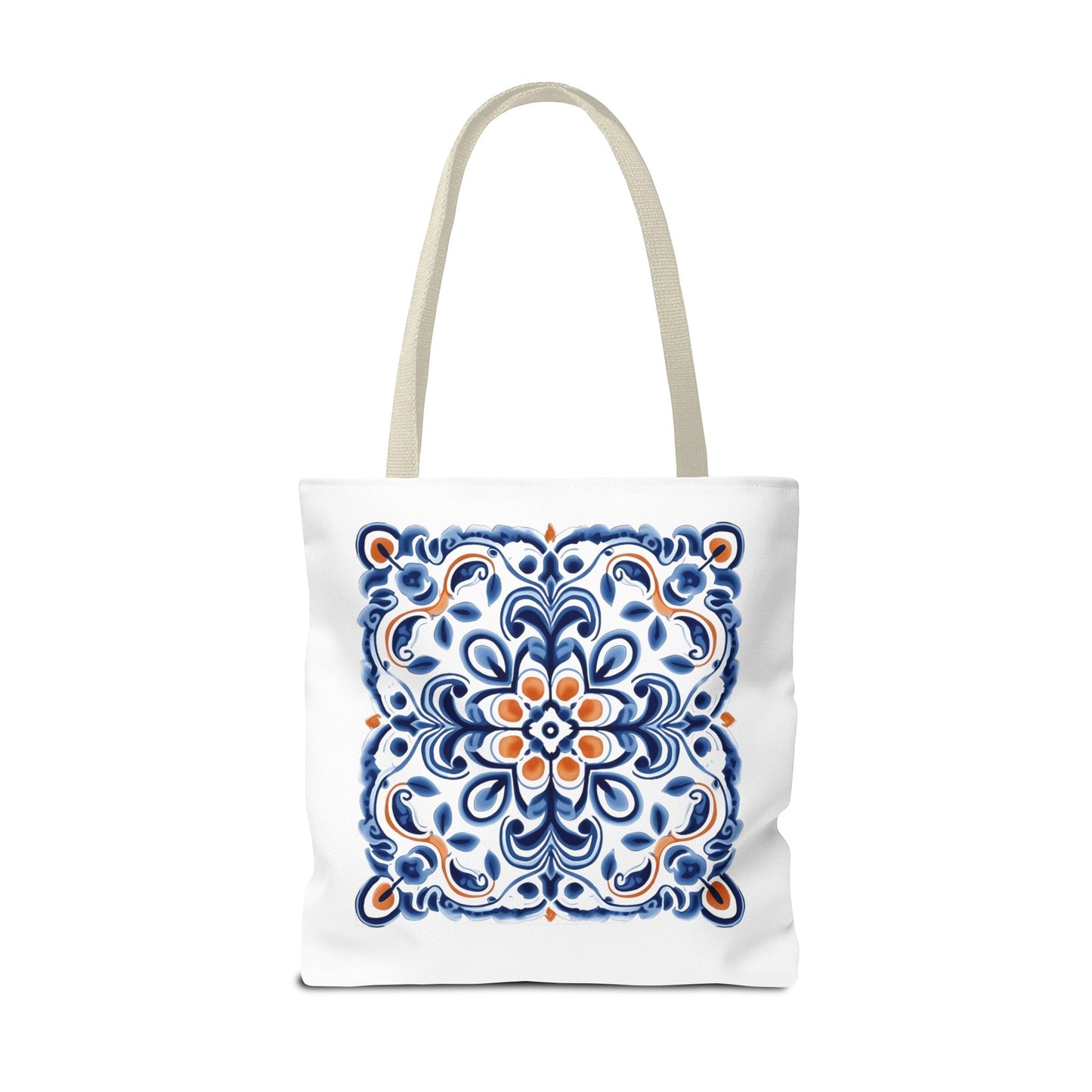 Tote Bag - Elegant Portuguese Traditional Tile Design, Boho Chic, Artistic Accessory, Portugal Contemporary. Portugal, Portuguese Tiles