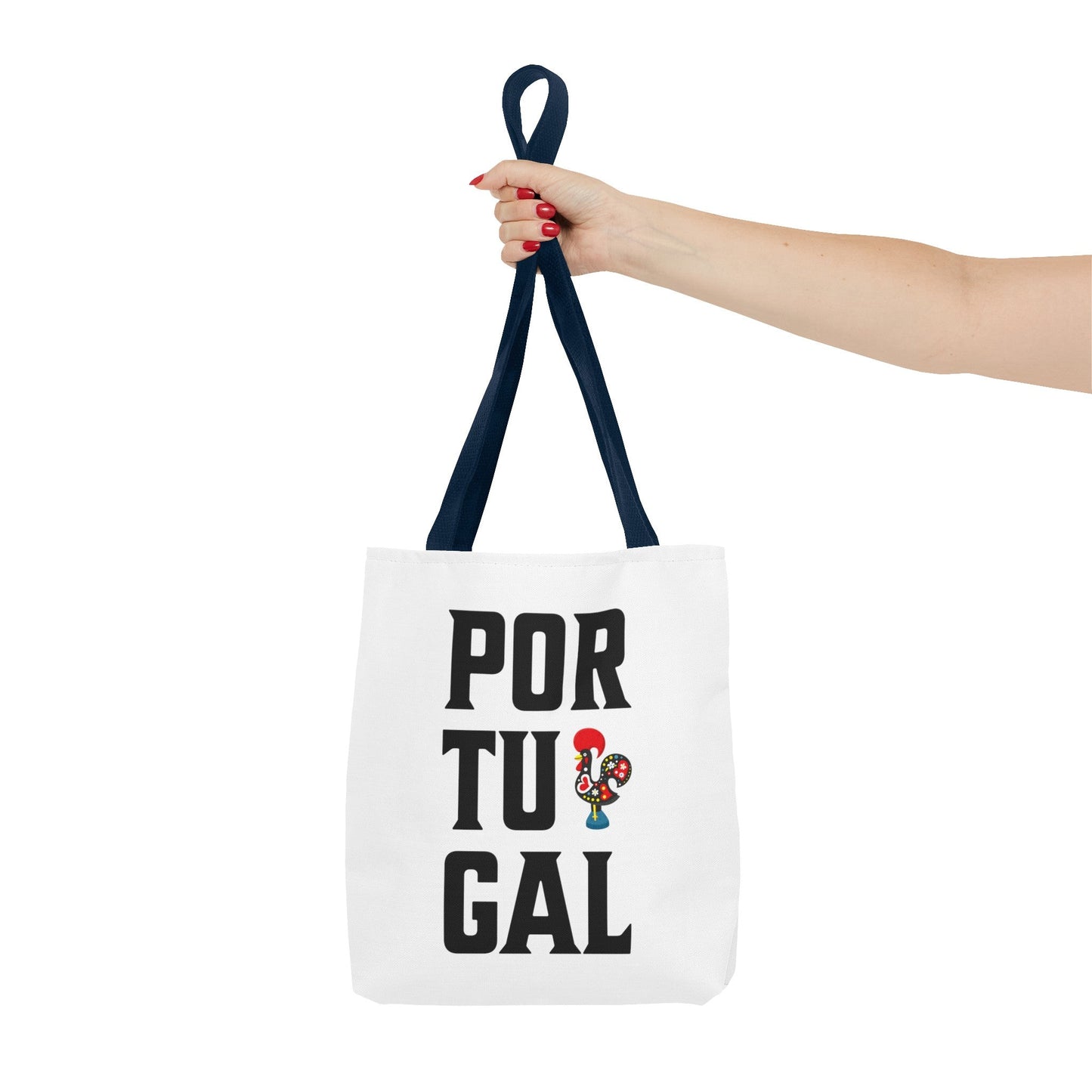 Elegant Tote Bag with Portugal Design and Galo de Barcelos - Retro, Minimalist and Contemporary