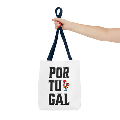 Elegant Tote Bag with Portugal Design and Galo de Barcelos - Retro, Minimalist and Contemporary