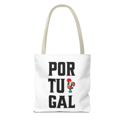 Elegant Tote Bag with Portugal Design and Galo de Barcelos - Retro, Minimalist and Contemporary