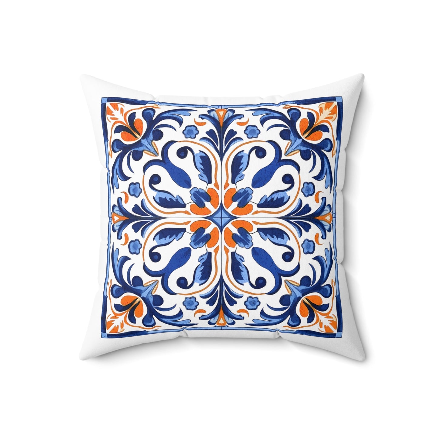 Traditional Portuguese Tile Inspired Pillow - Bring Portugal Home