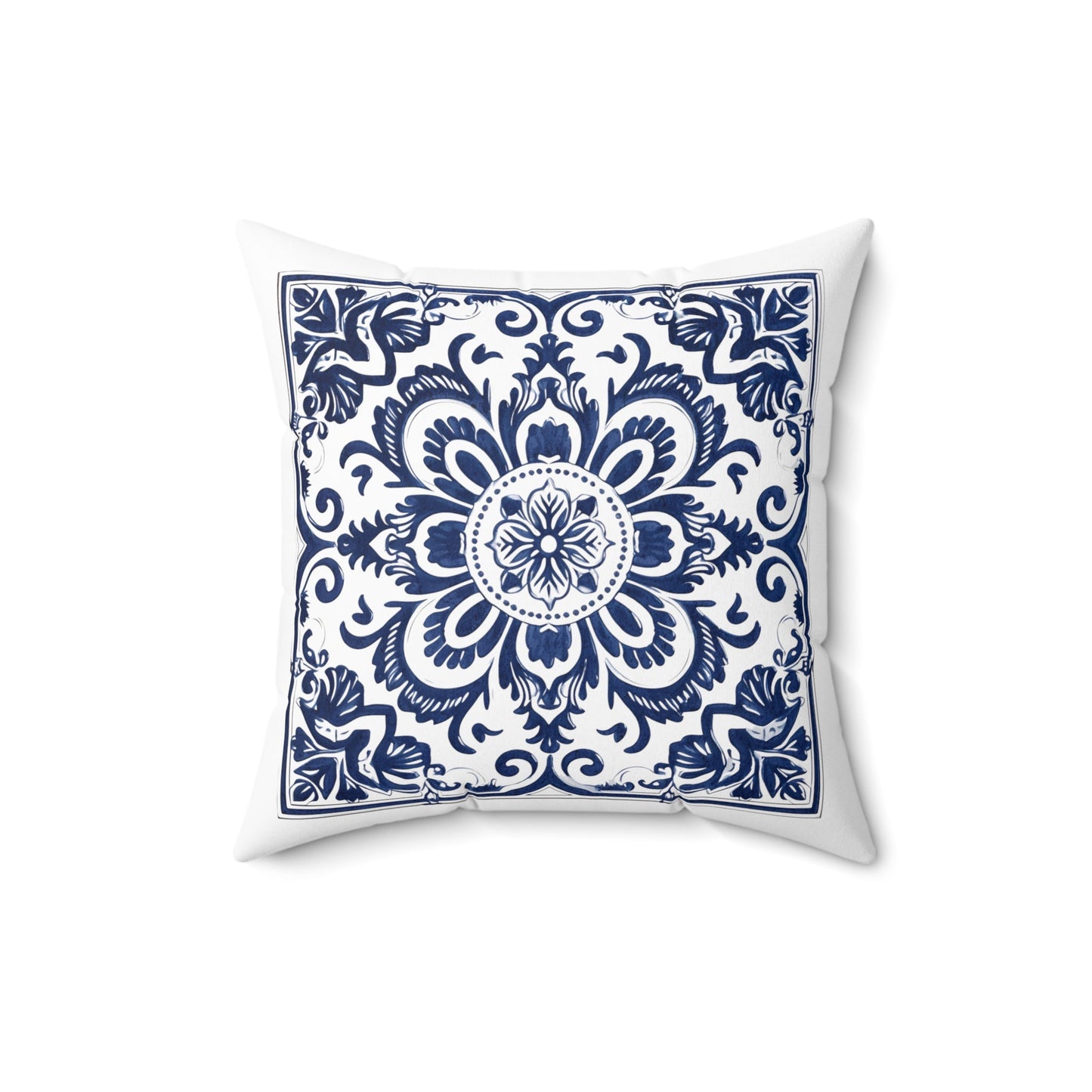 Traditional Portuguese Tile Inspired Pillow - Bring Portugal Home