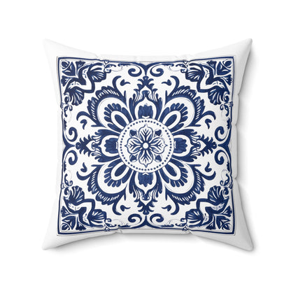 Traditional Portuguese Tile Inspired Pillow - Bring Portugal Home