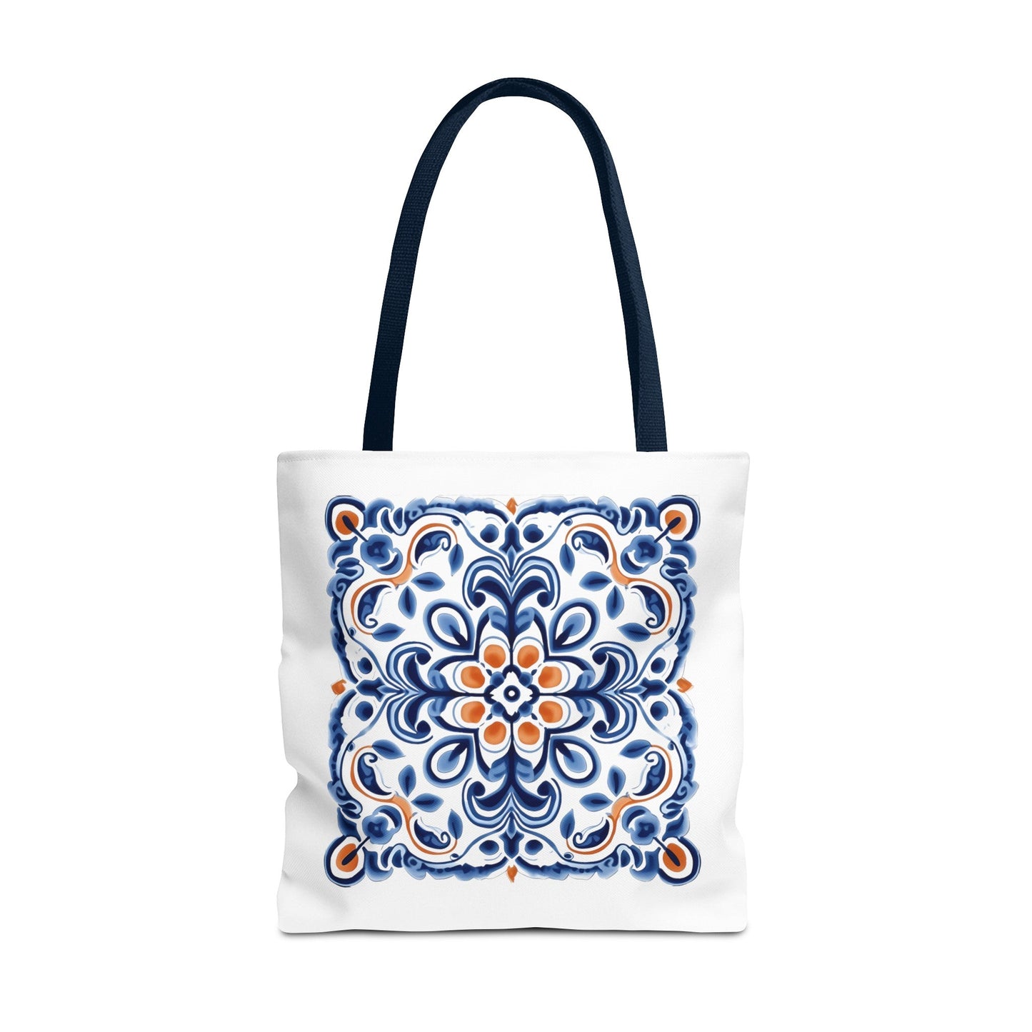 Tote Bag - Elegant Portuguese Traditional Tile Design, Boho Chic, Artistic Accessory, Portugal Contemporary. Portugal, Portuguese Tiles