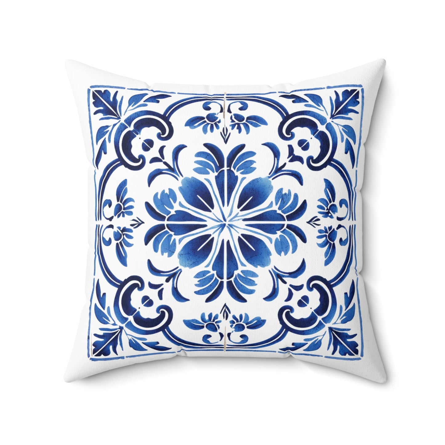 Portuguese Heritage Tile Pillow - Infuse Your Space with Timeless Elegance