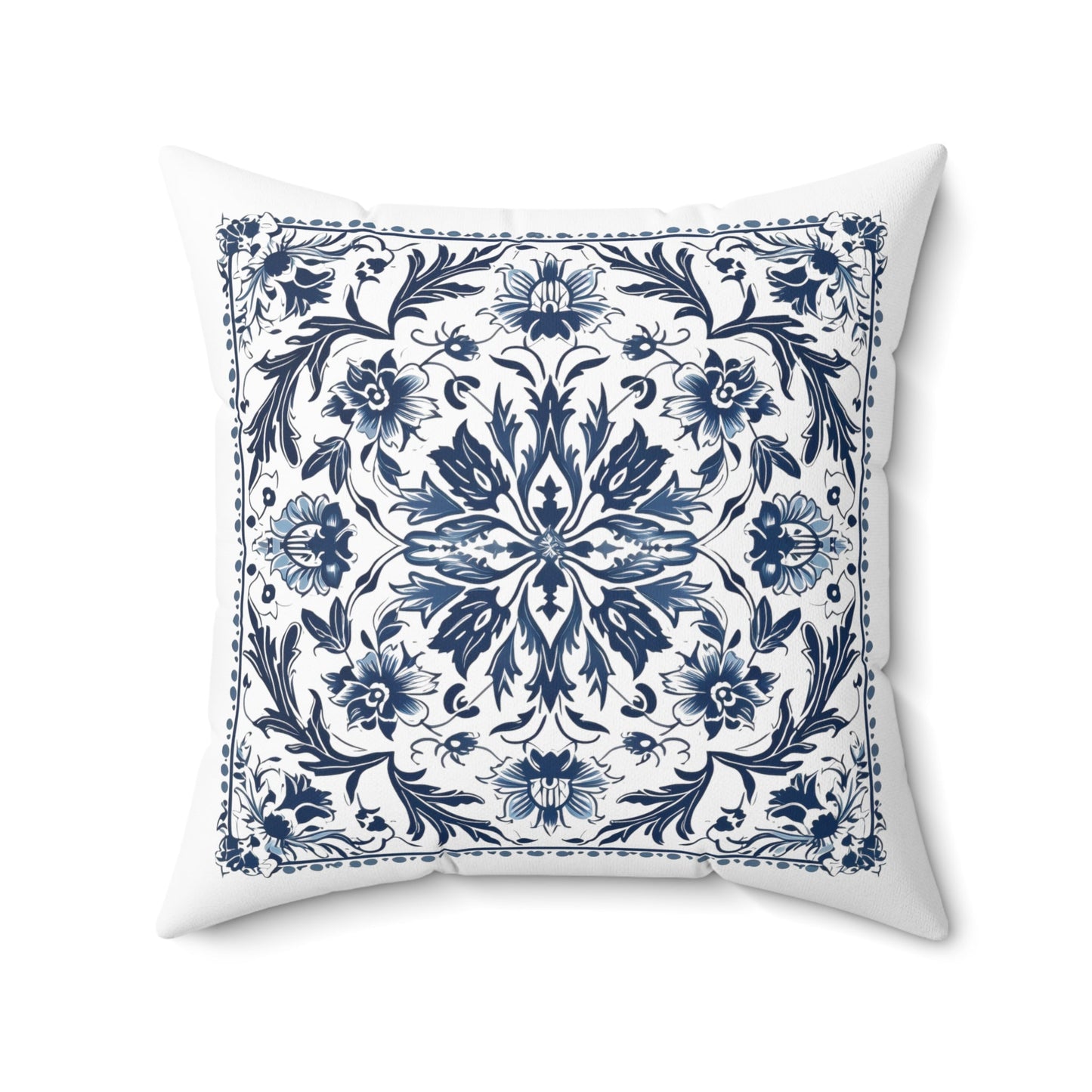 Traditional Portuguese Tile Inspired Pillow - Bring Portugal Home