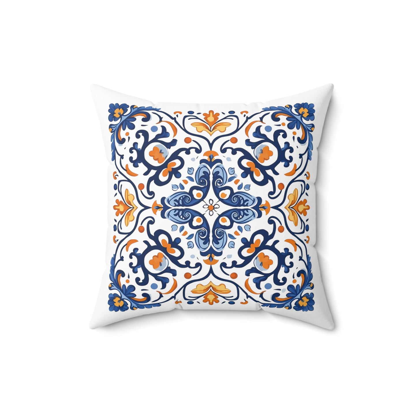 Traditional Portuguese Tile Inspired Pillow - Bring Portugal Home