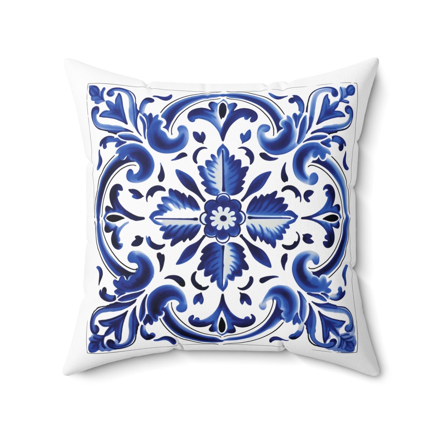 Authentic Traditional Portuguese  Tile Design Pillow - Embrace Portugal’s Timeless Beauty