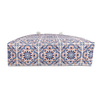 Chic Weekender Bag with Portuguese Tiles Design - Blend of Retro, Heritage & Modern