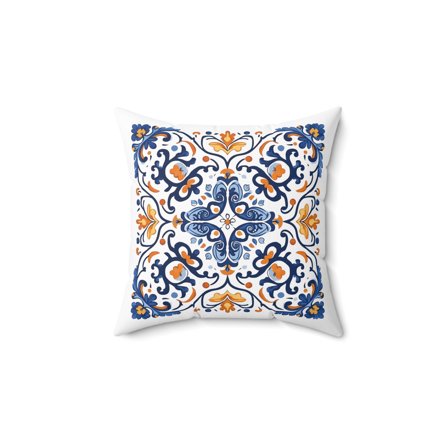 Traditional Portuguese Tile Inspired Pillow - Bring Portugal Home