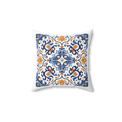 Traditional Portuguese Tile Inspired Pillow - Bring Portugal Home