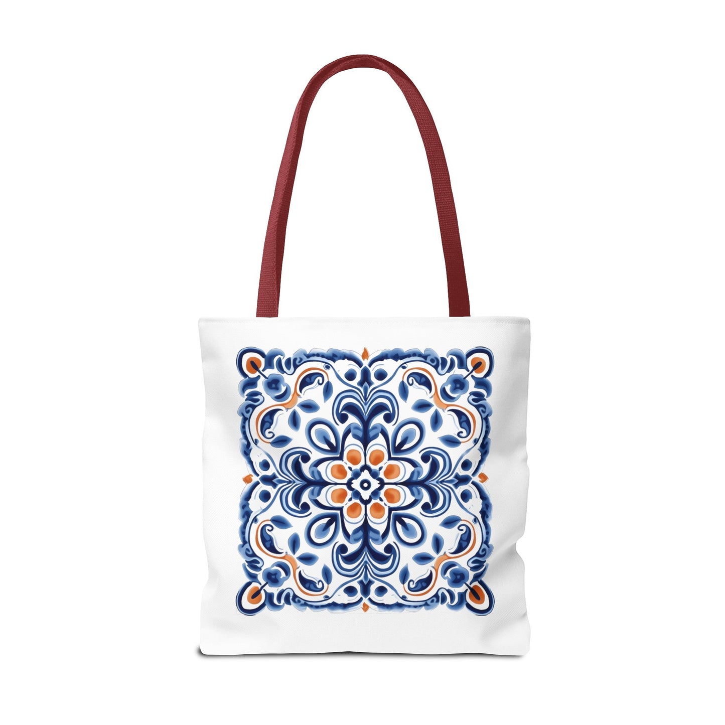 Tote Bag - Elegant Portuguese Traditional Tile Design, Boho Chic, Artistic Accessory, Portugal Contemporary. Portugal, Portuguese Tiles