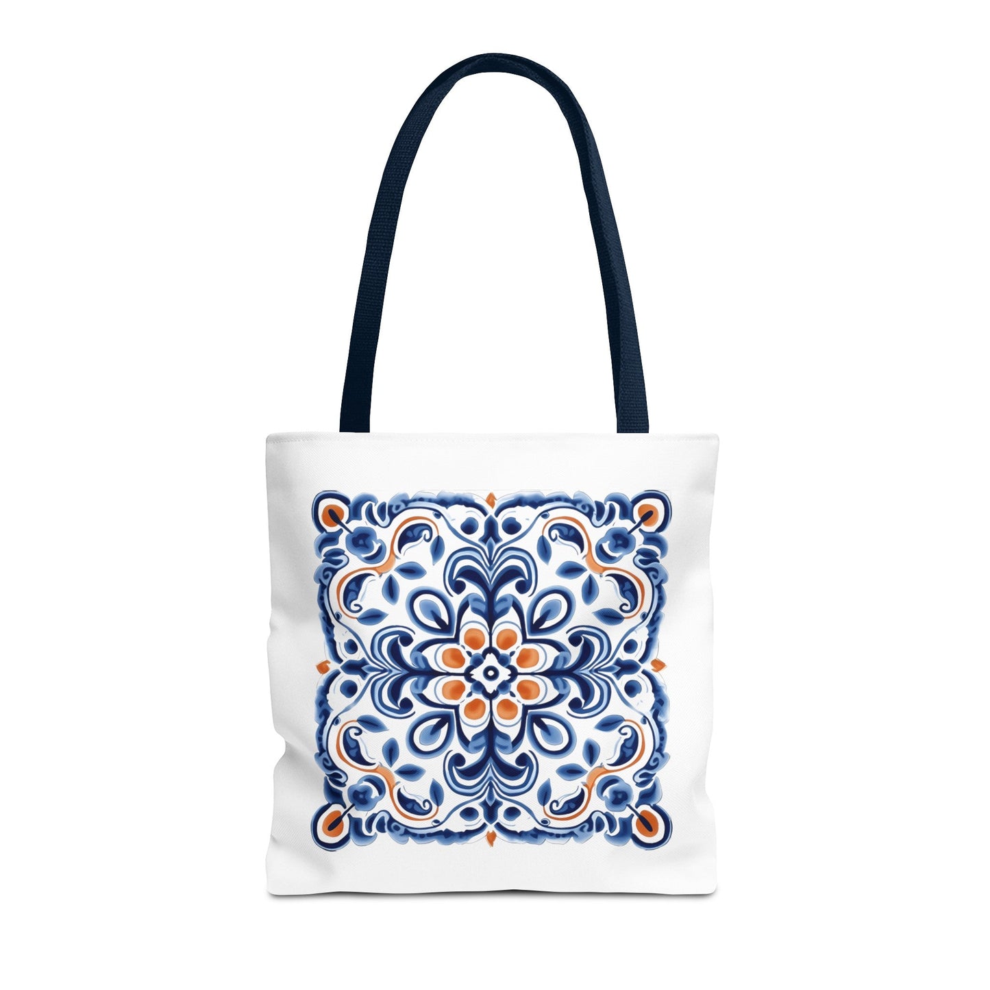 Tote Bag - Elegant Portuguese Traditional Tile Design, Boho Chic, Artistic Accessory, Portugal Contemporary. Portugal, Portuguese Tiles