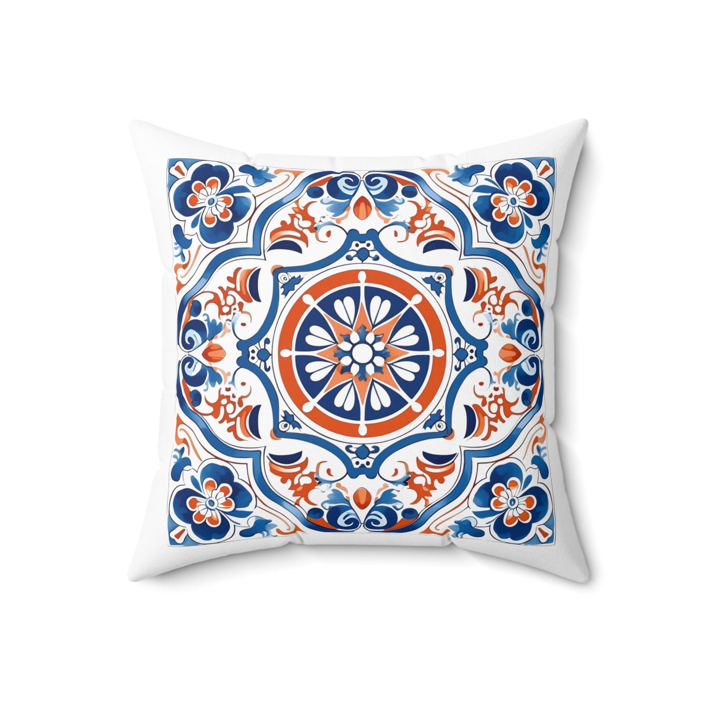 Traditional Portuguese Tile Inspired Pillow - Bring Portugal Home