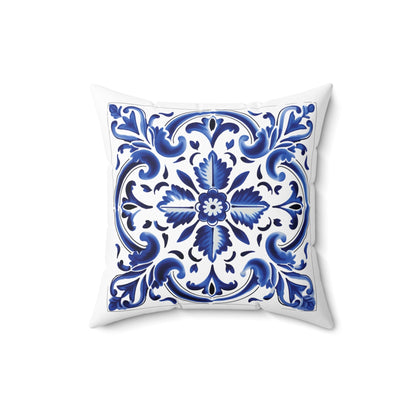 Authentic Traditional Portuguese  Tile Design Pillow - Embrace Portugal’s Timeless Beauty