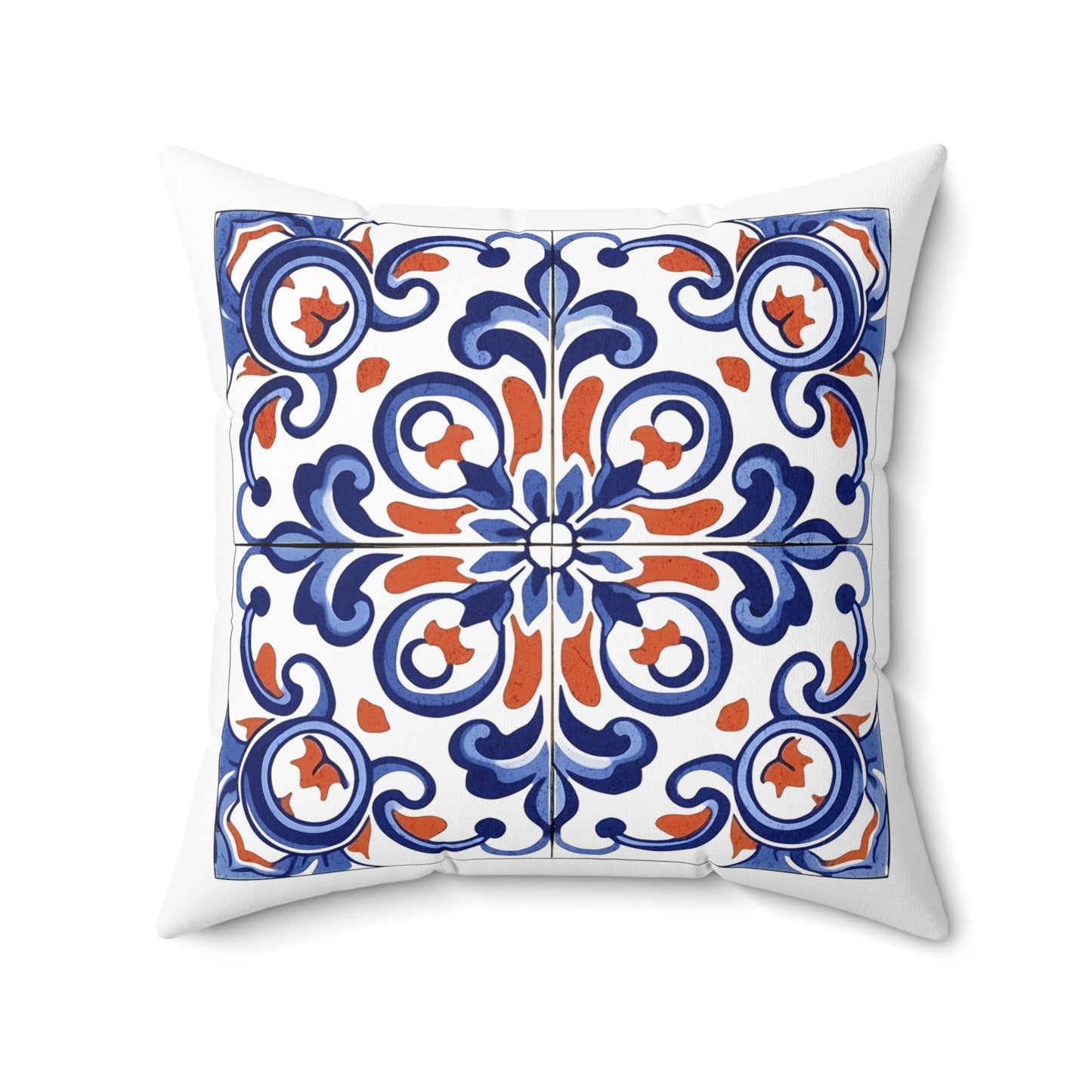 Traditional Portuguese Tile Inspired Pillow - Bring Portugal Home