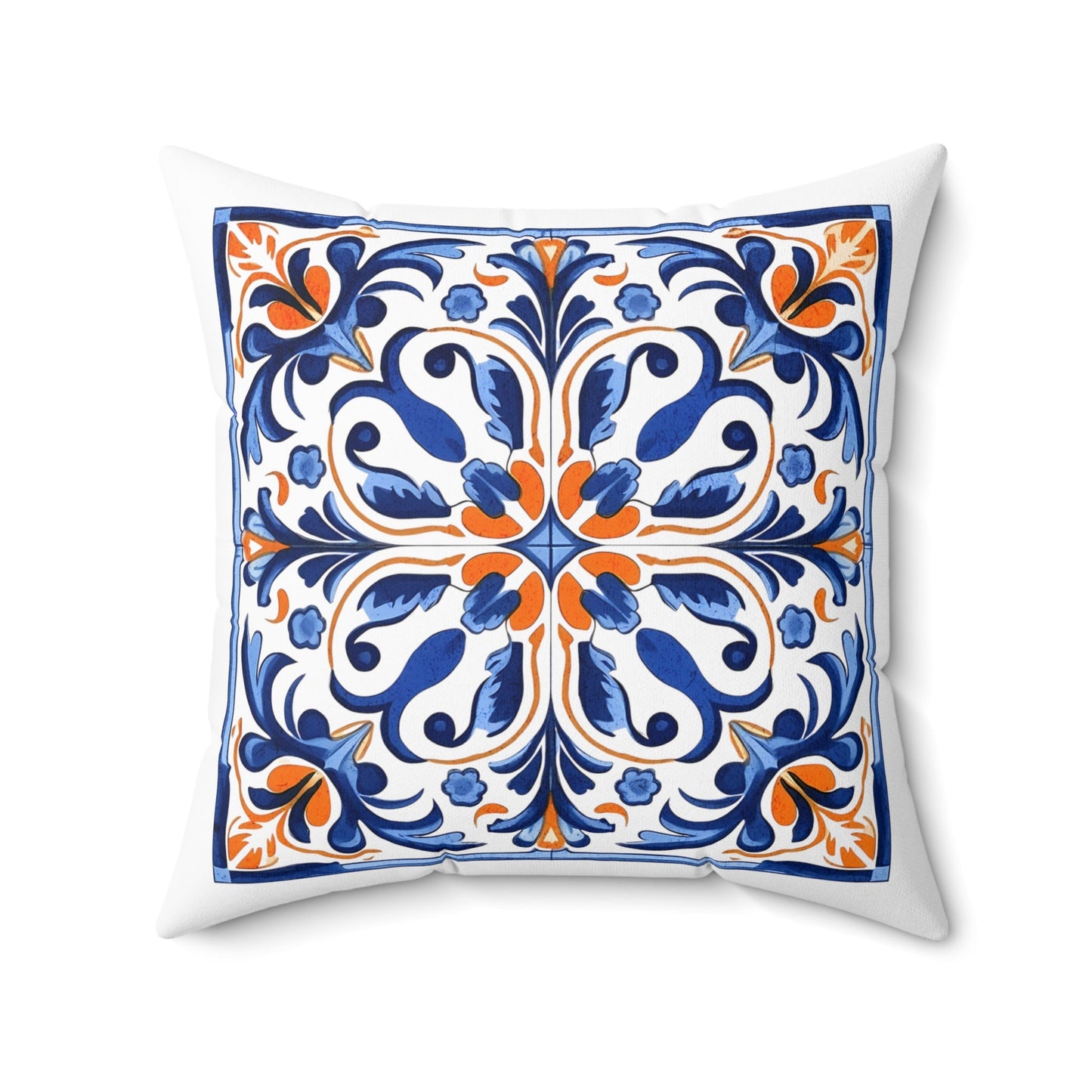 Traditional Portuguese Tile Inspired Pillow - Bring Portugal Home