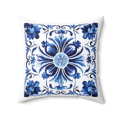 Authentic Traditional Portuguese Tile Pattern Pillow - Bring Portugal’s Artistry Home