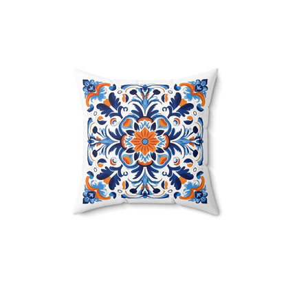 Traditional Portuguese Tile Inspired Pillow - Bring Portugal Home