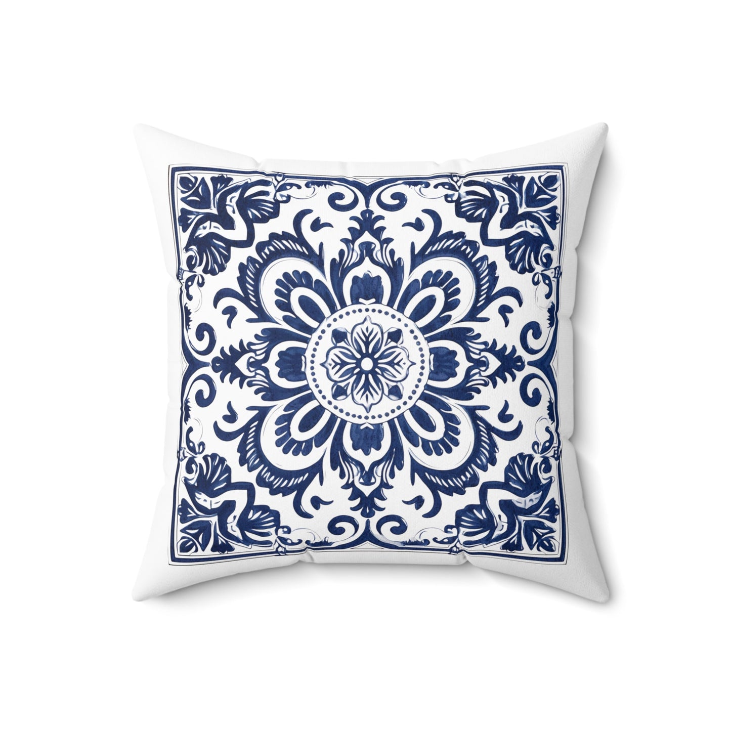 Traditional Portuguese Tile Inspired Pillow - Bring Portugal Home