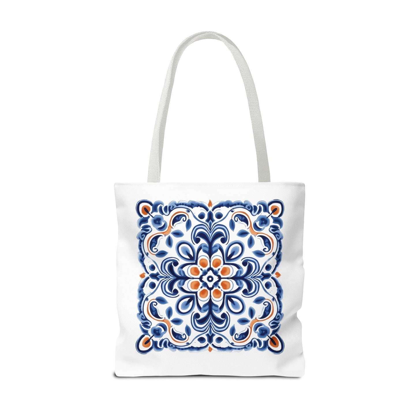 Tote Bag - Elegant Portuguese Traditional Tile Design, Boho Chic, Artistic Accessory, Portugal Contemporary. Portugal, Portuguese Tiles