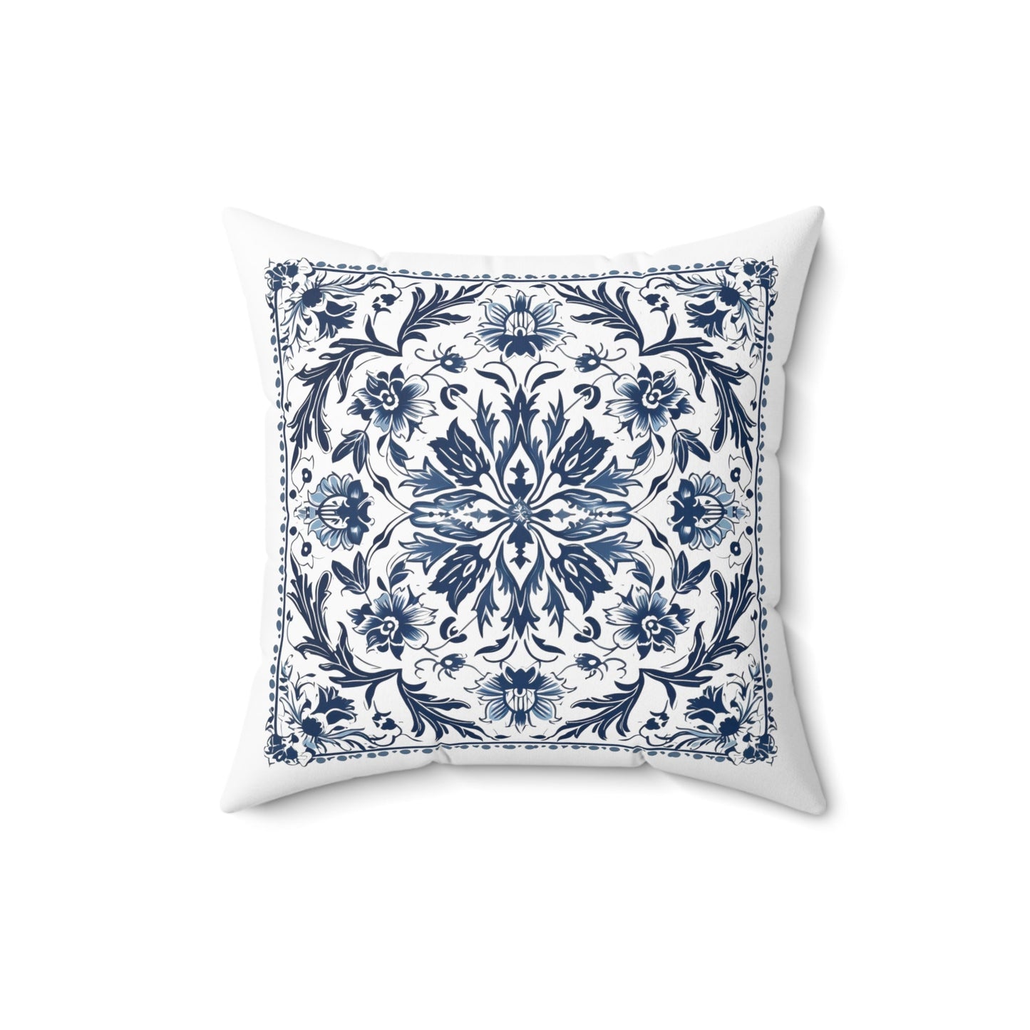 Traditional Portuguese Tile Inspired Pillow - Bring Portugal Home