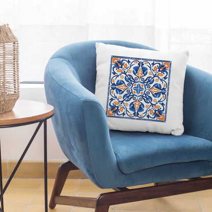 Traditional Portuguese Tile Inspired Pillow - Bring Portugal Home