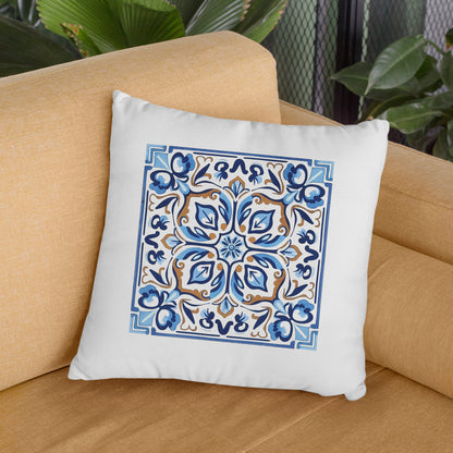 Traditional Portuguese Tile Inspired Pillow - Bring Portugal Home! //Almofada Inspirada nos Azulejos Portugueses-  Traga Portugal para Casa!